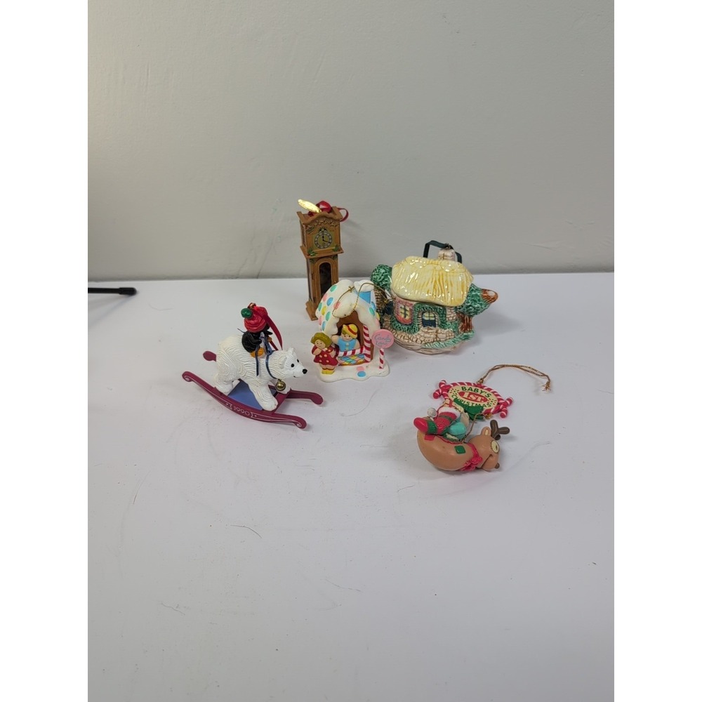 5 Hallmark Christmas Ornaments - Assorted Decorations For Christmas